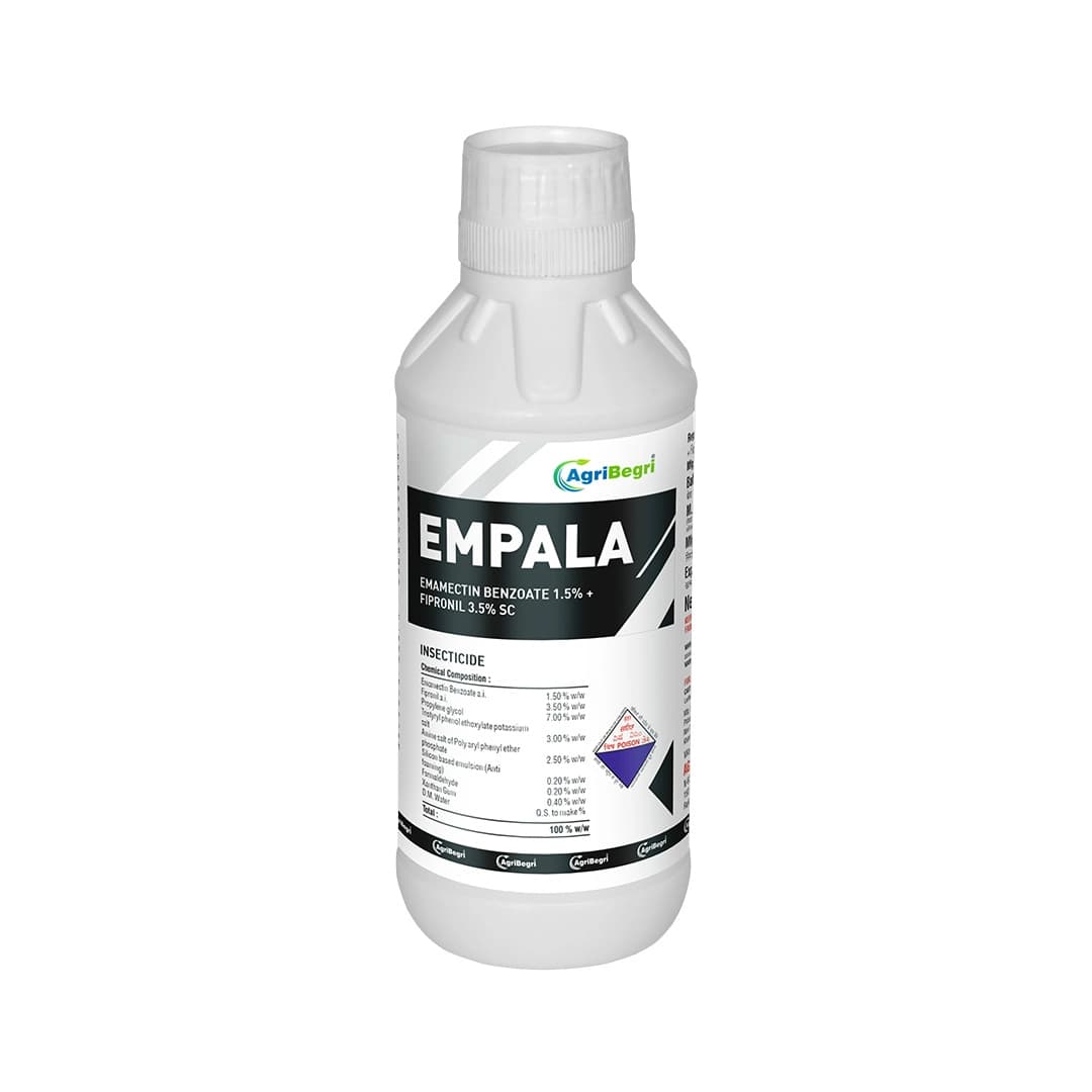 Empala - Emamectin Benzoate 1.5% + Fipronil 3.5% SC Insecticide, Effective Against Resistant Pests with Systemic and Contact Activity