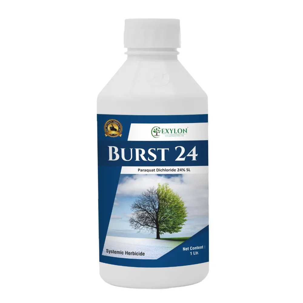  Burst 24 Paraquat Dichloride 24% SL Herbicide, Non-Selective, Fast Weed Control In Crops