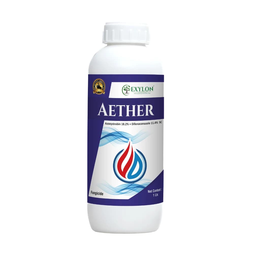  Aether Azoxystrobin 18.2% + Difenoconazole 11.4% SC Fungicide, Dual-Action, Disease Control In Crops